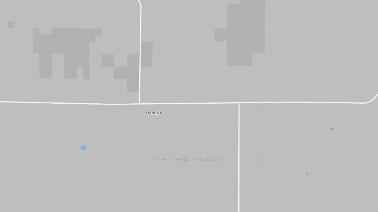 Bike Grade map of Stoneham, CO