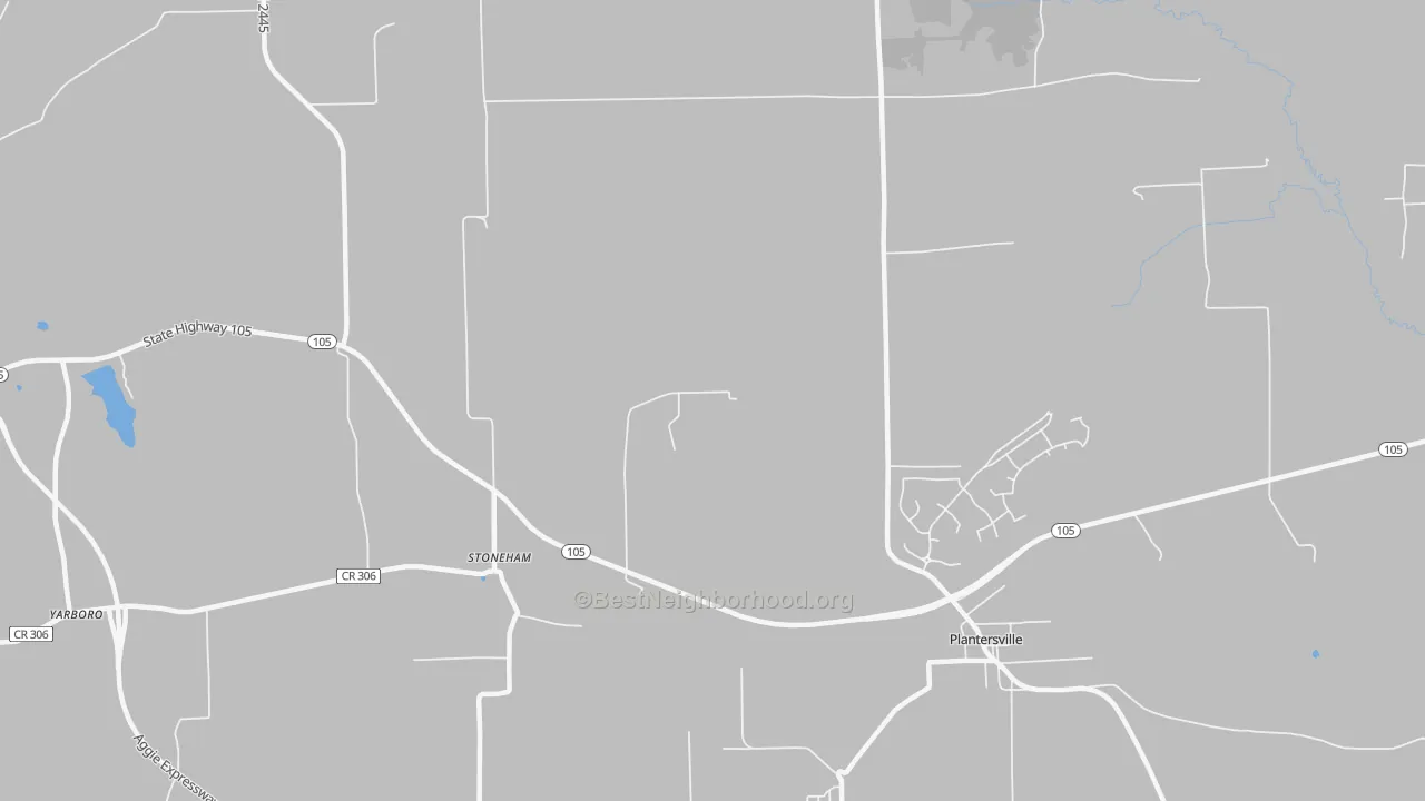 Bike Grade map of Stoneham, TX