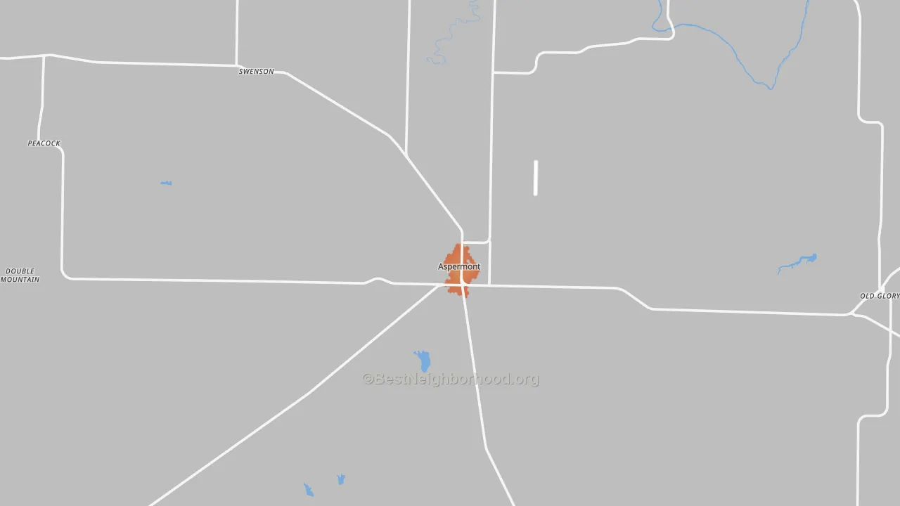 Bike Grade map of Stonewall County, TX