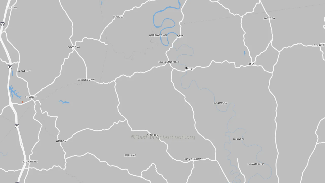 Bike Grade map of Stonewall, KY