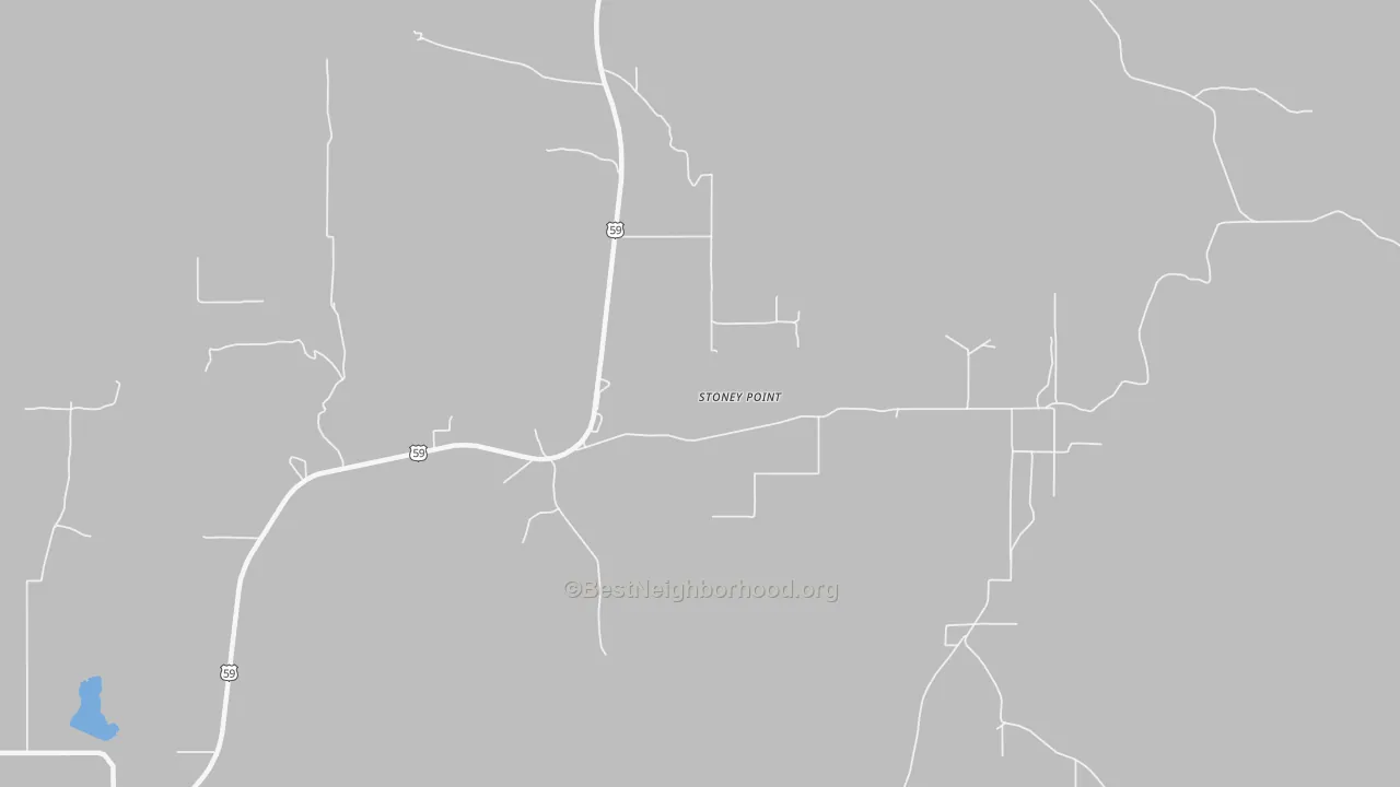 Bike Grade map of Stoney Point, OK