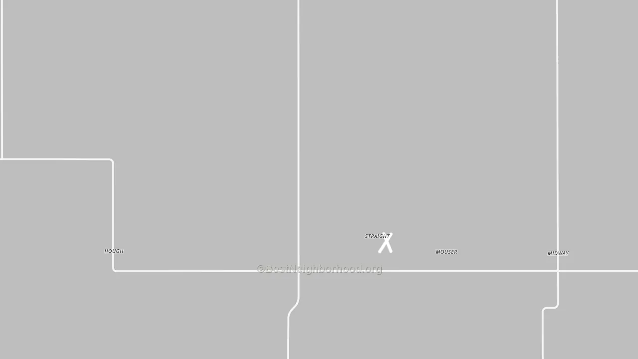 Bike Grade map of Straight, OK