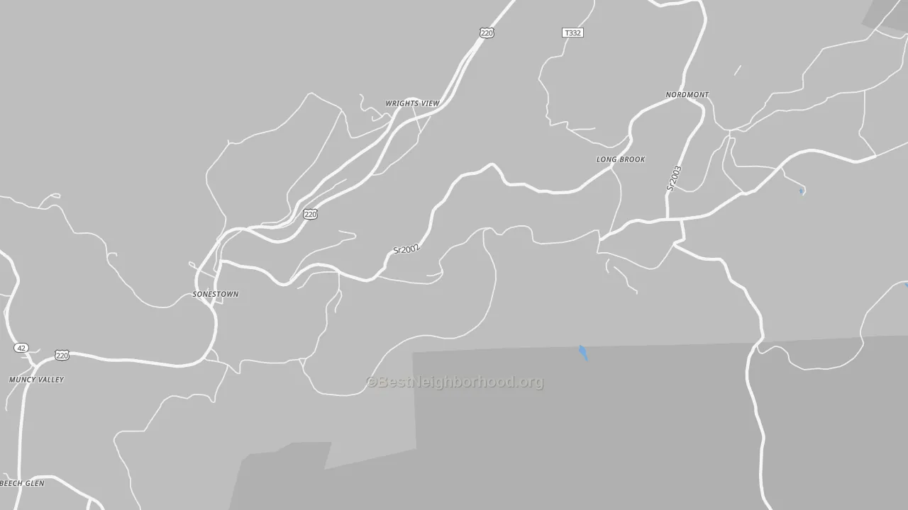 Bike Grade map of Strawbridge, PA