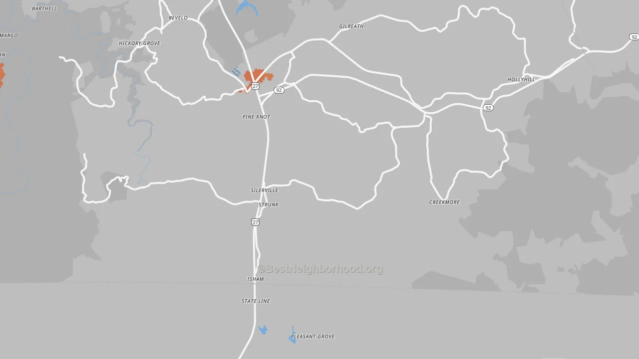 Bike Grade map of Strunk, KY