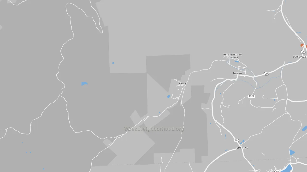 Bike Grade map of Stull, PA