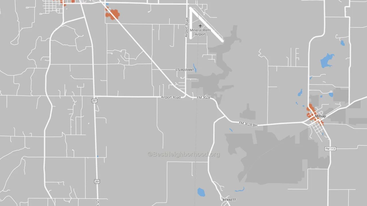 Bike Grade map of Sturdivant, TX