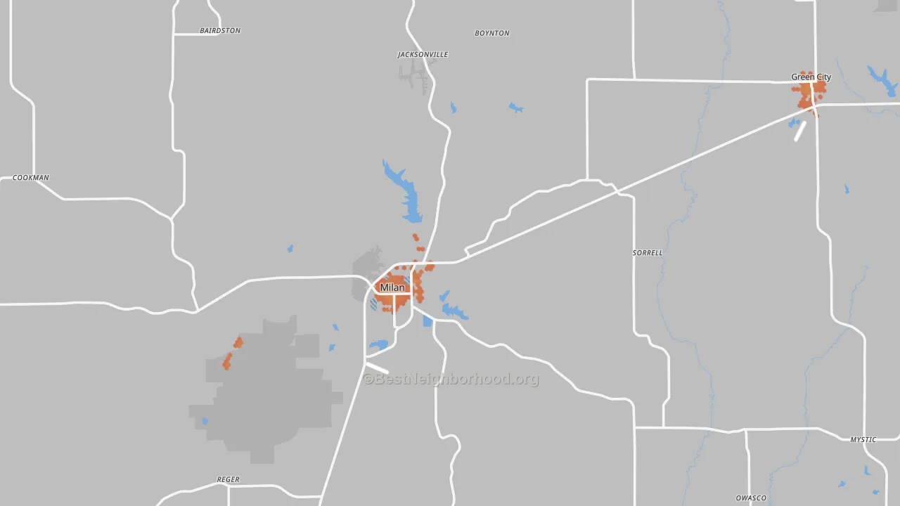 Bike Grade map of Sullivan County, MO