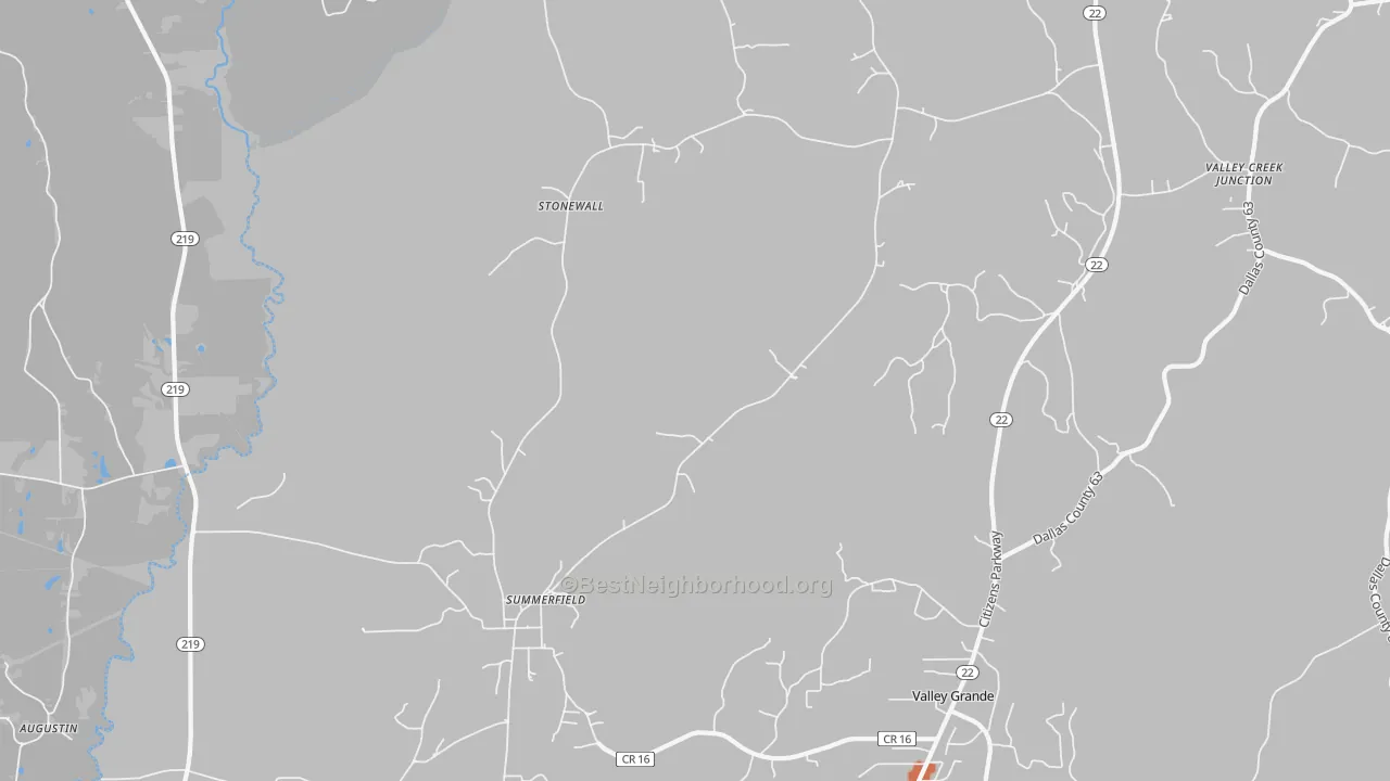 Bike Grade map of Summerfield, AL