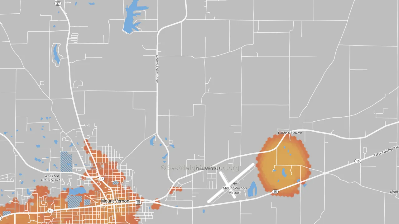 Bike Grade map of Summersville, IL