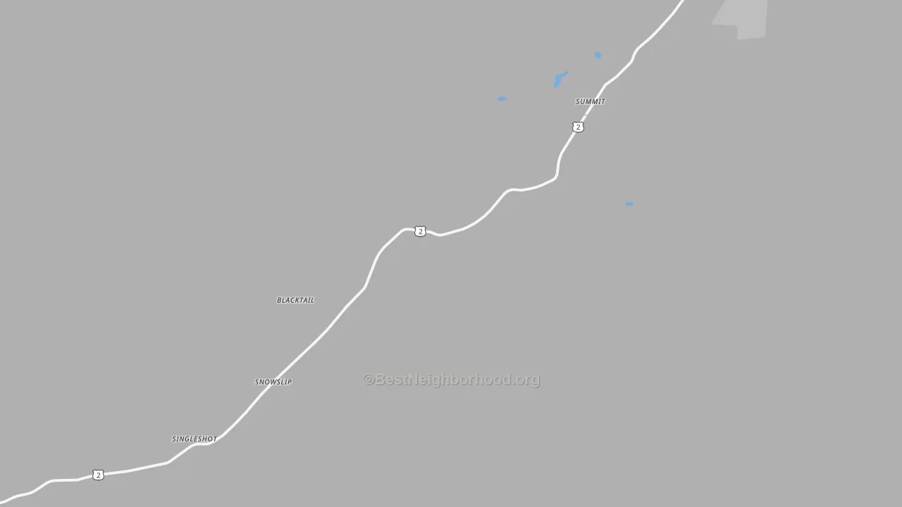 Bike Grade map of Summit, MT