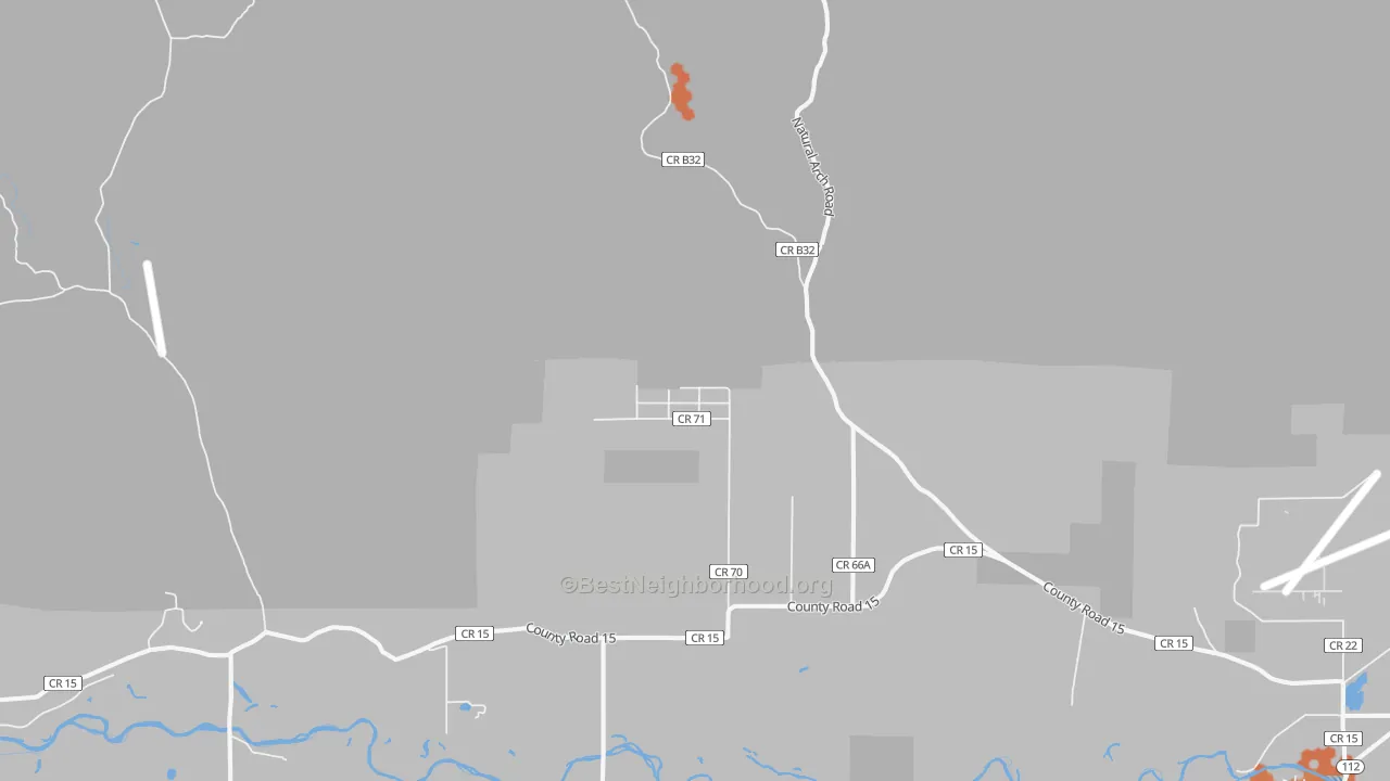 Bike Grade map of Summitville, CO