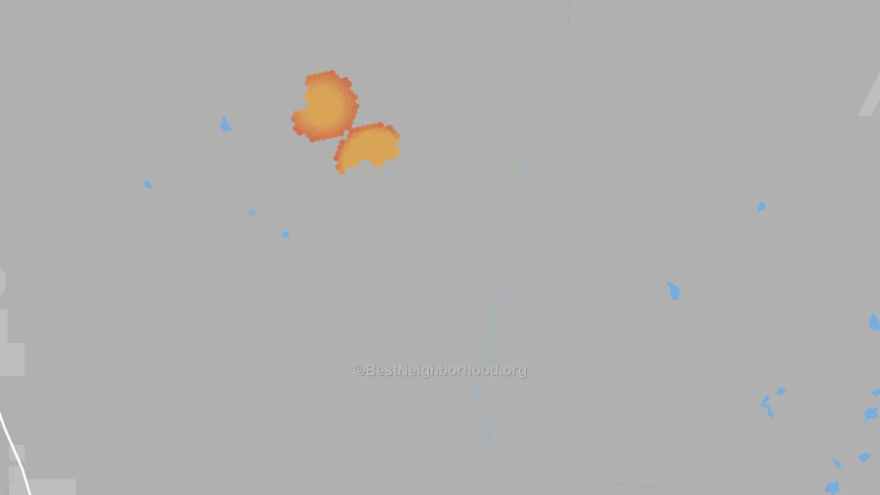 Bike Grade map of Sunbeam, ID