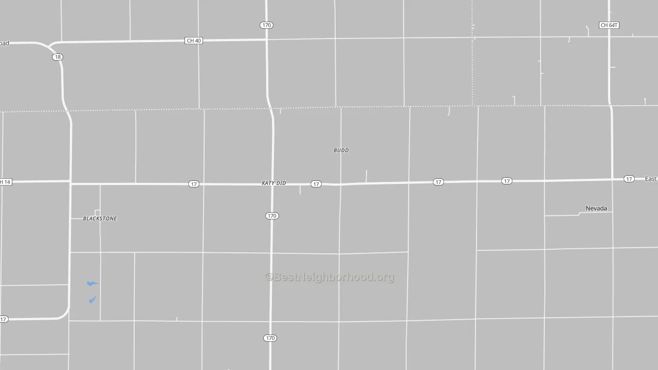 Bike Grade map of Sunbury, IL