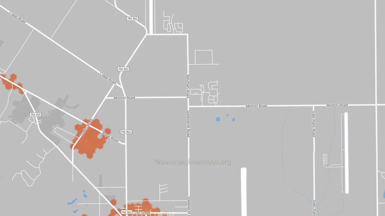 Bike Grade map of Sunny Side, TX
