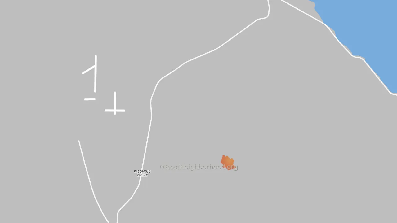 Bike Grade map of Sutcliffe, NV
