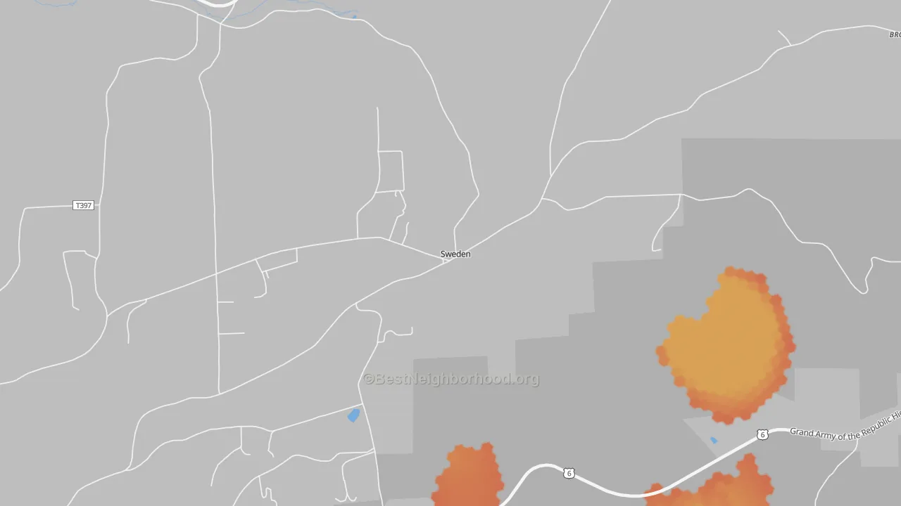 Bike Grade map of Sweden, PA