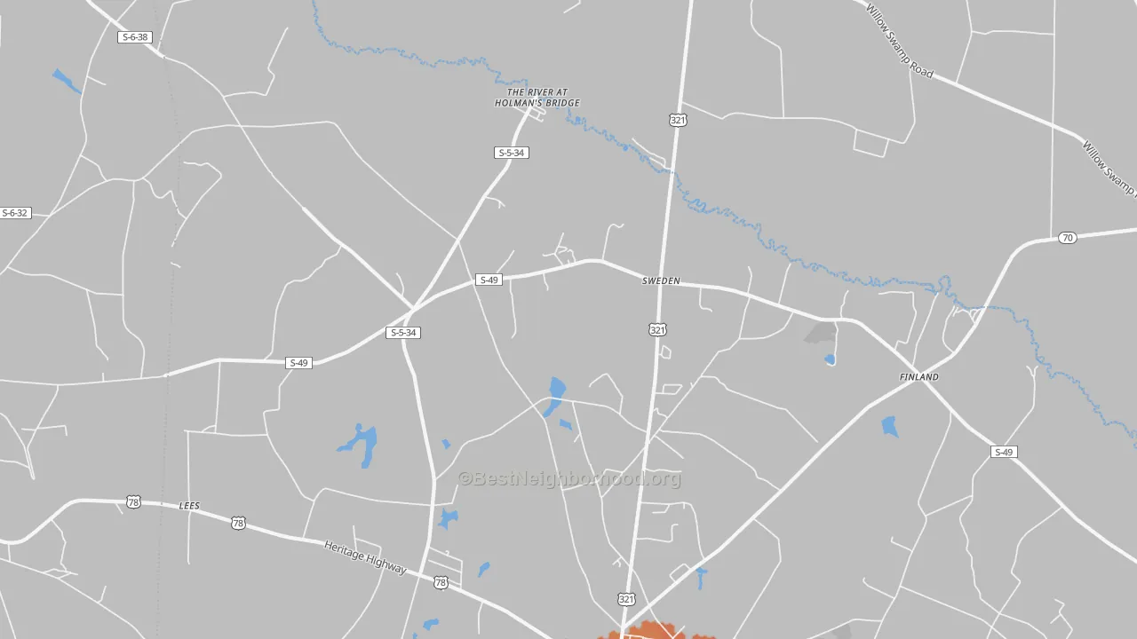 Bike Grade map of Sweden, SC