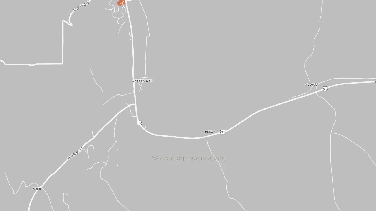 Bike Grade map of Sweetwater, ID