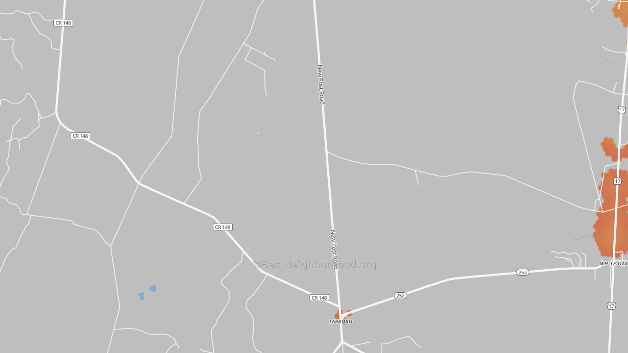 Bike Grade map of Tarboro, GA
