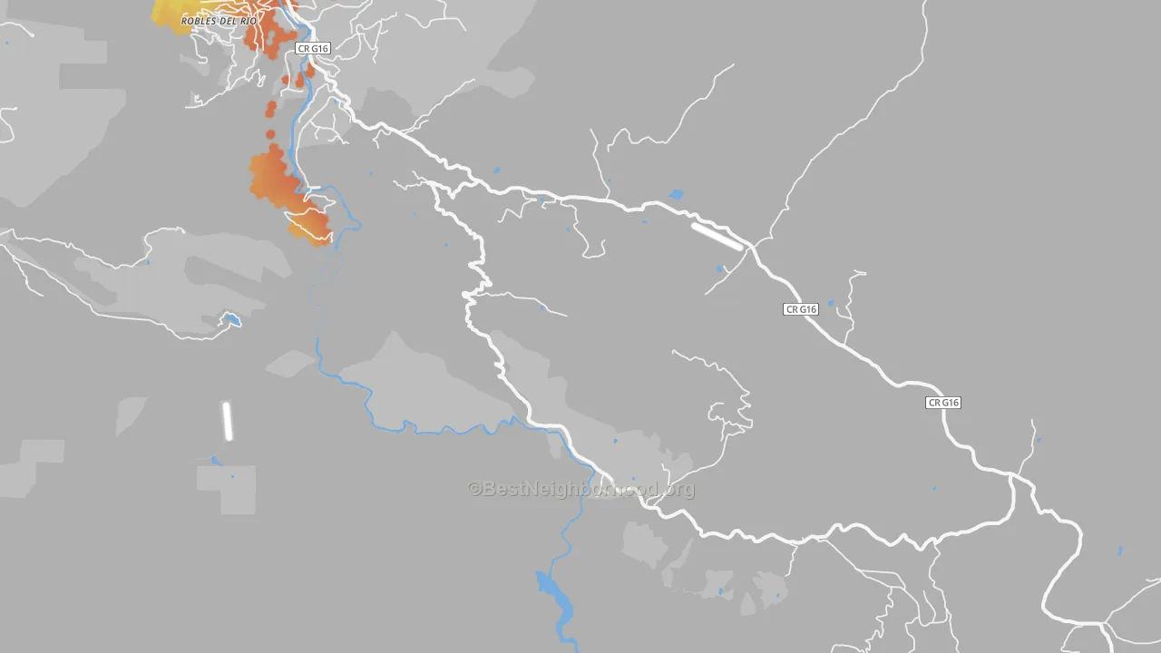 Bike Grade map of Tassajara Hot Springs, CA