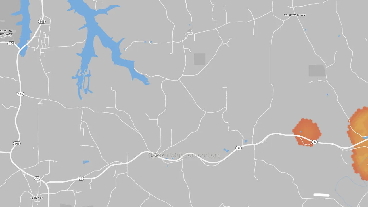Bike Grade map of Taswell, IN