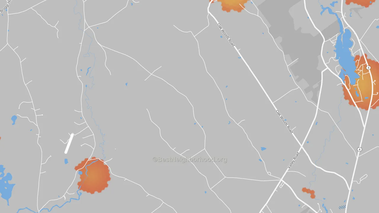 Bike Grade map of Tatnic, ME