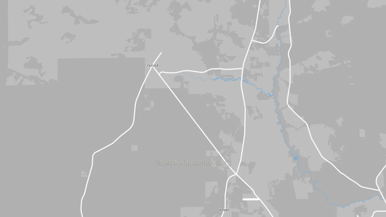Bike Grade map of Taylor, FL