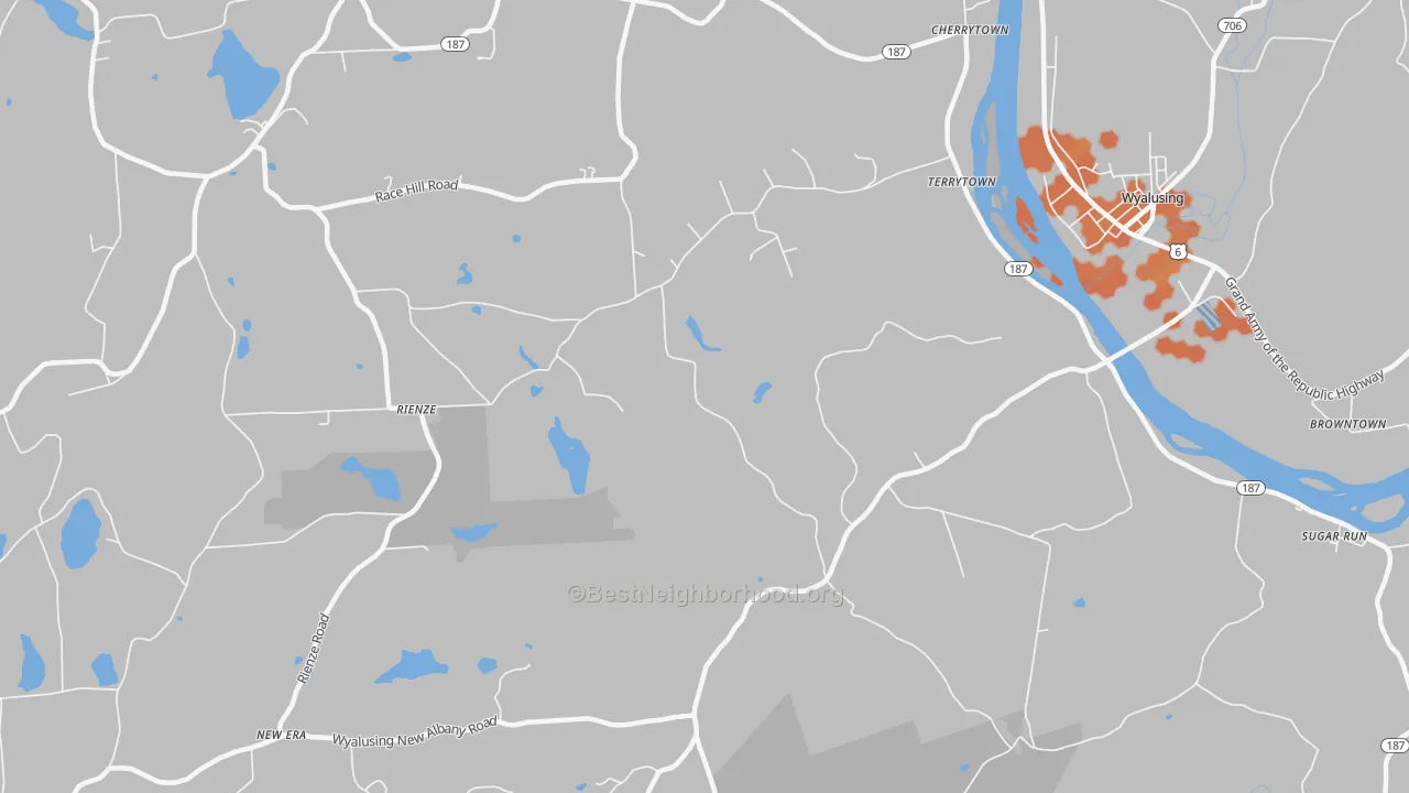 Bike Grade map of Terrytown, PA