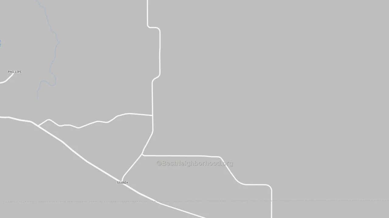 Bike Grade map of Texroy, TX