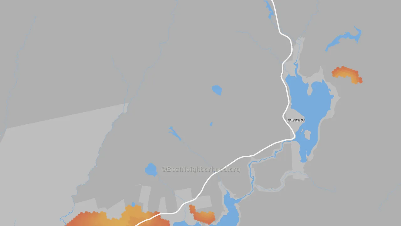 Bike Grade map of The Glen, NH