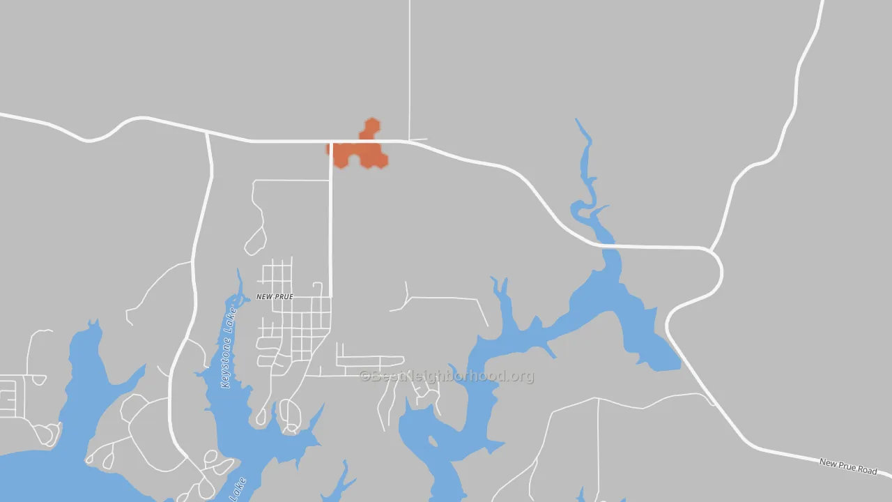 Bike Grade map of Timberlane, OK