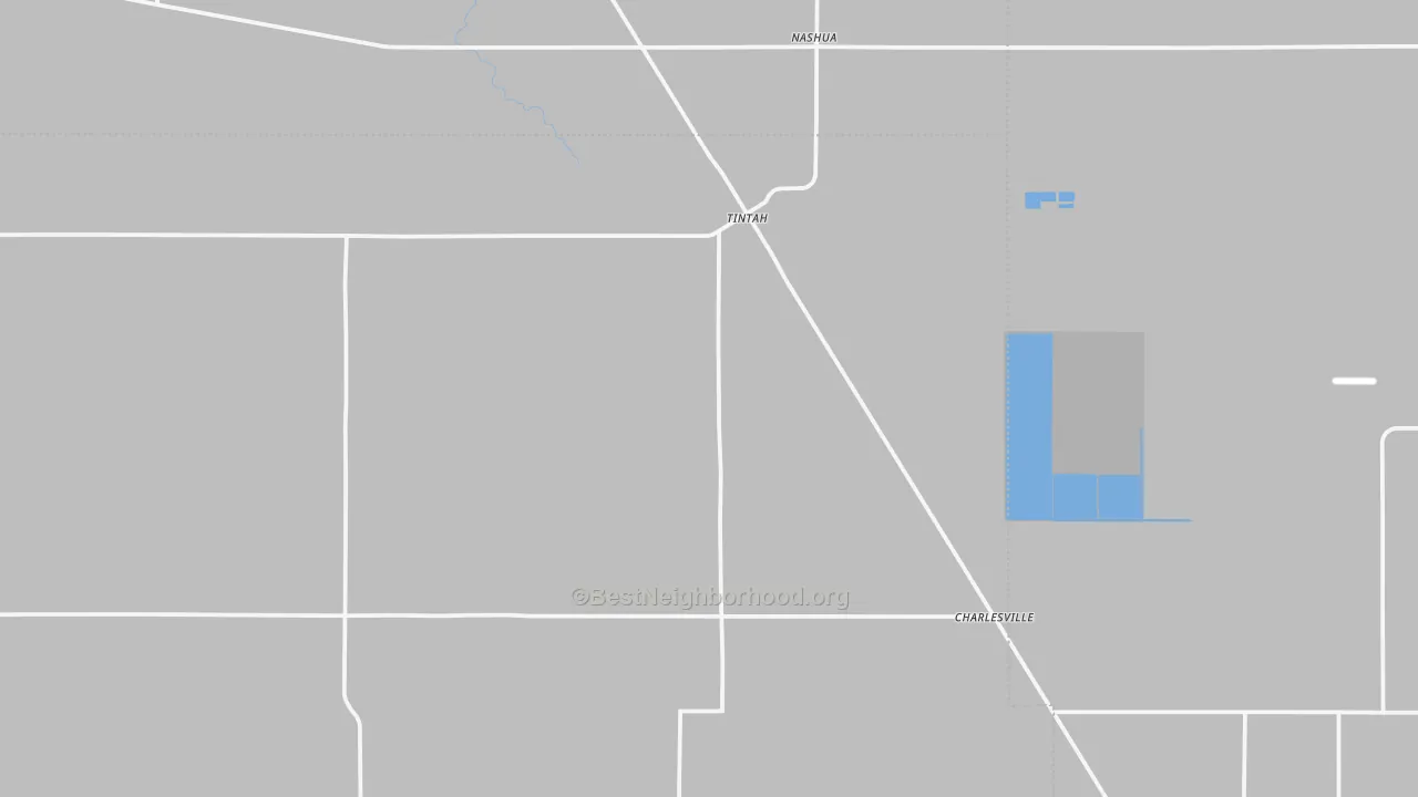 Bike Grade map of Tintah, MN