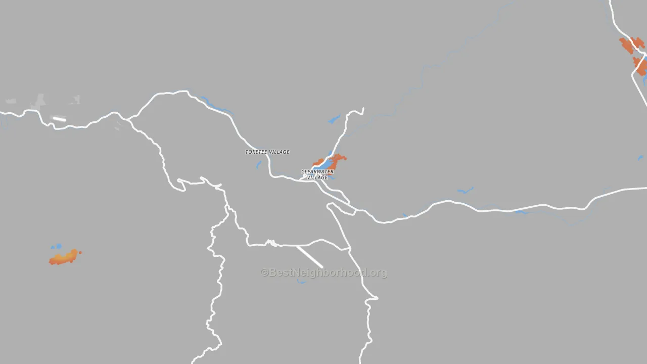 Bike Grade map of Toketee Falls, OR