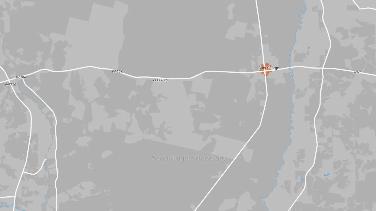Bike Grade map of Toledo, GA