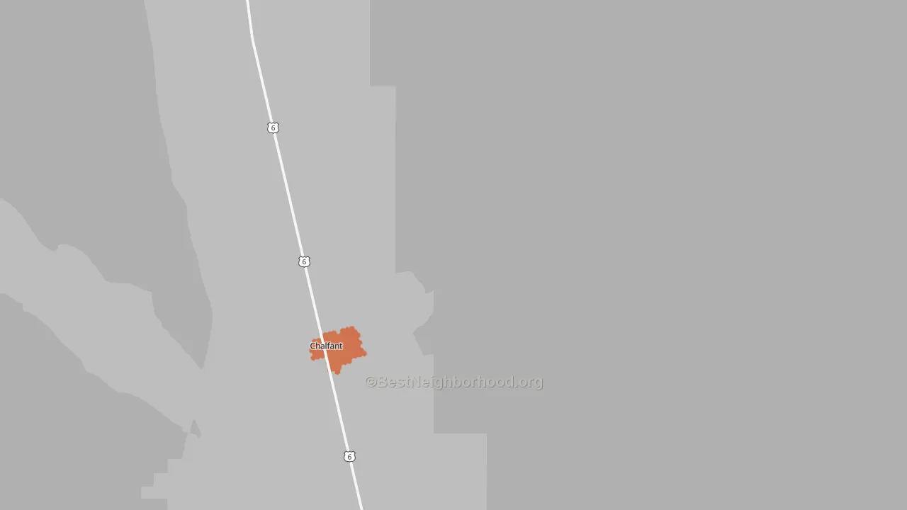 Bike Grade map of Toms Place, CA