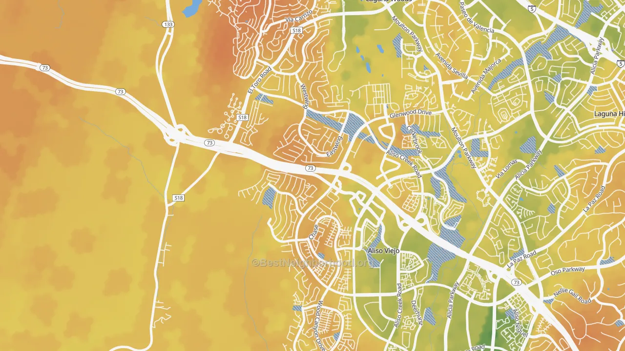 Bike Grade map of Top-of-the-World, CA
