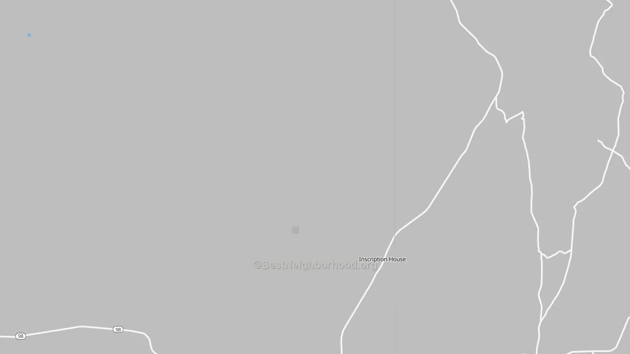 Bike Grade map of Tsegi, AZ