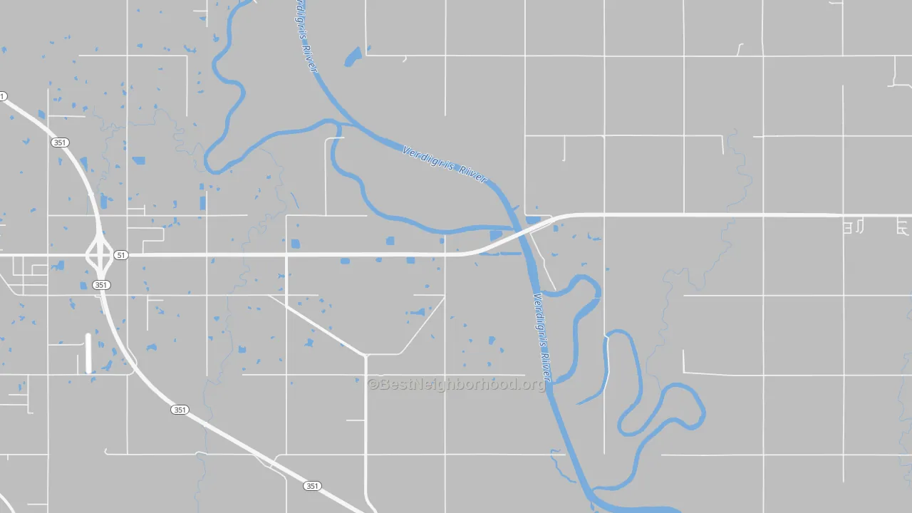 Bike Grade map of Tullahassee, OK