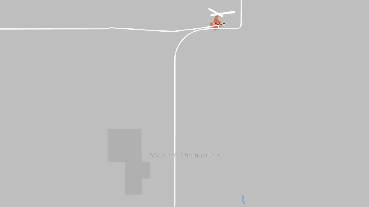 Bike Grade map of Turner, MT