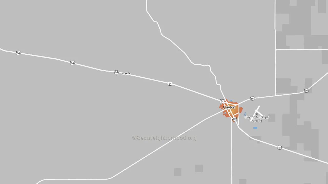 Bike Grade map of Union County, NM