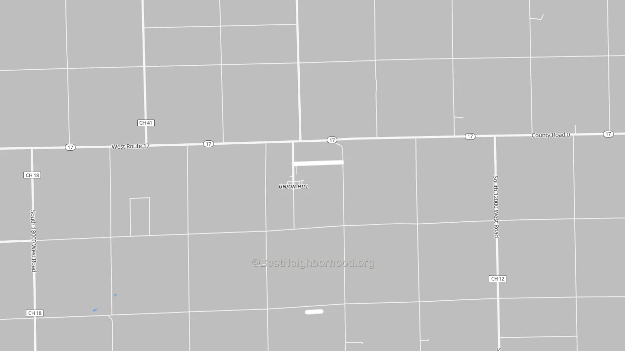 Bike Grade map of Union Hill, IL