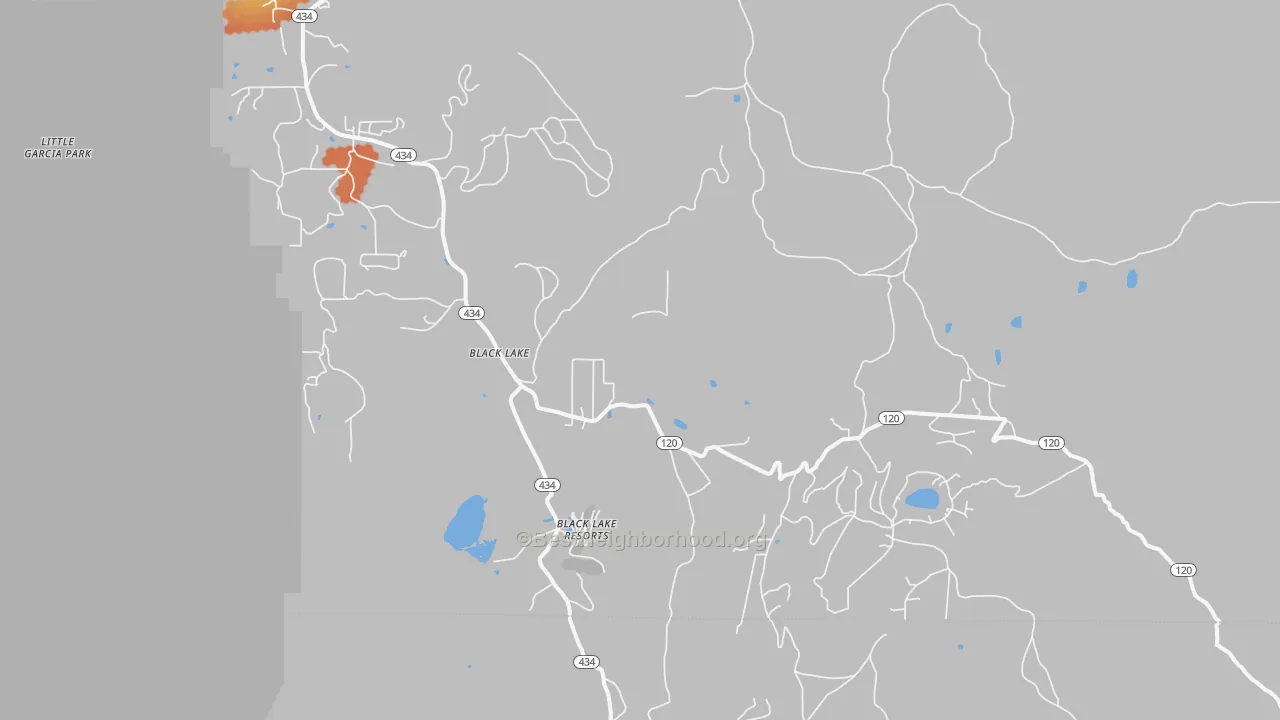 Bike Grade map of Val Verde, NM