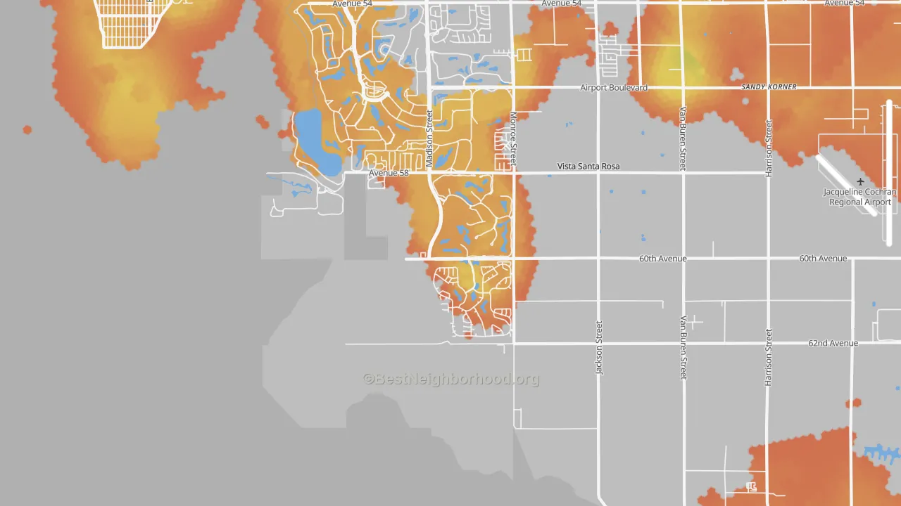 Bike Grade map of Valerie, CA