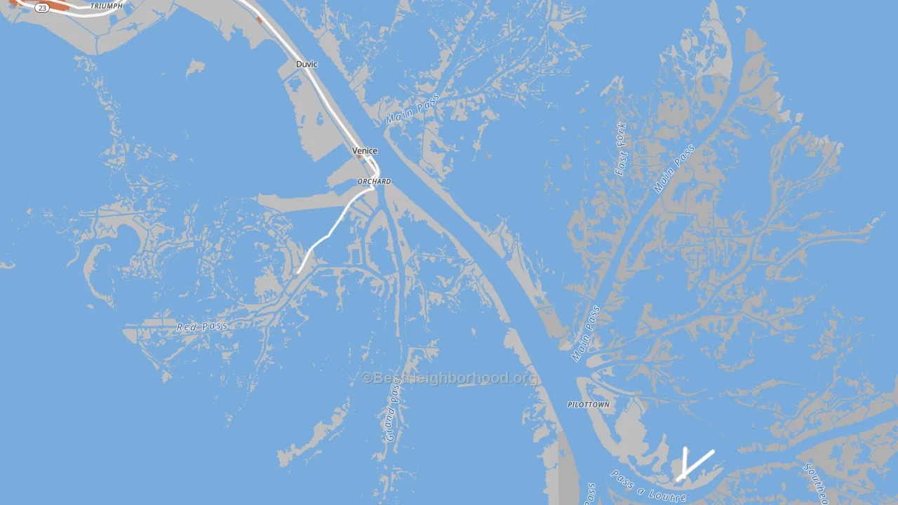 Bike Grade map of Venice, LA