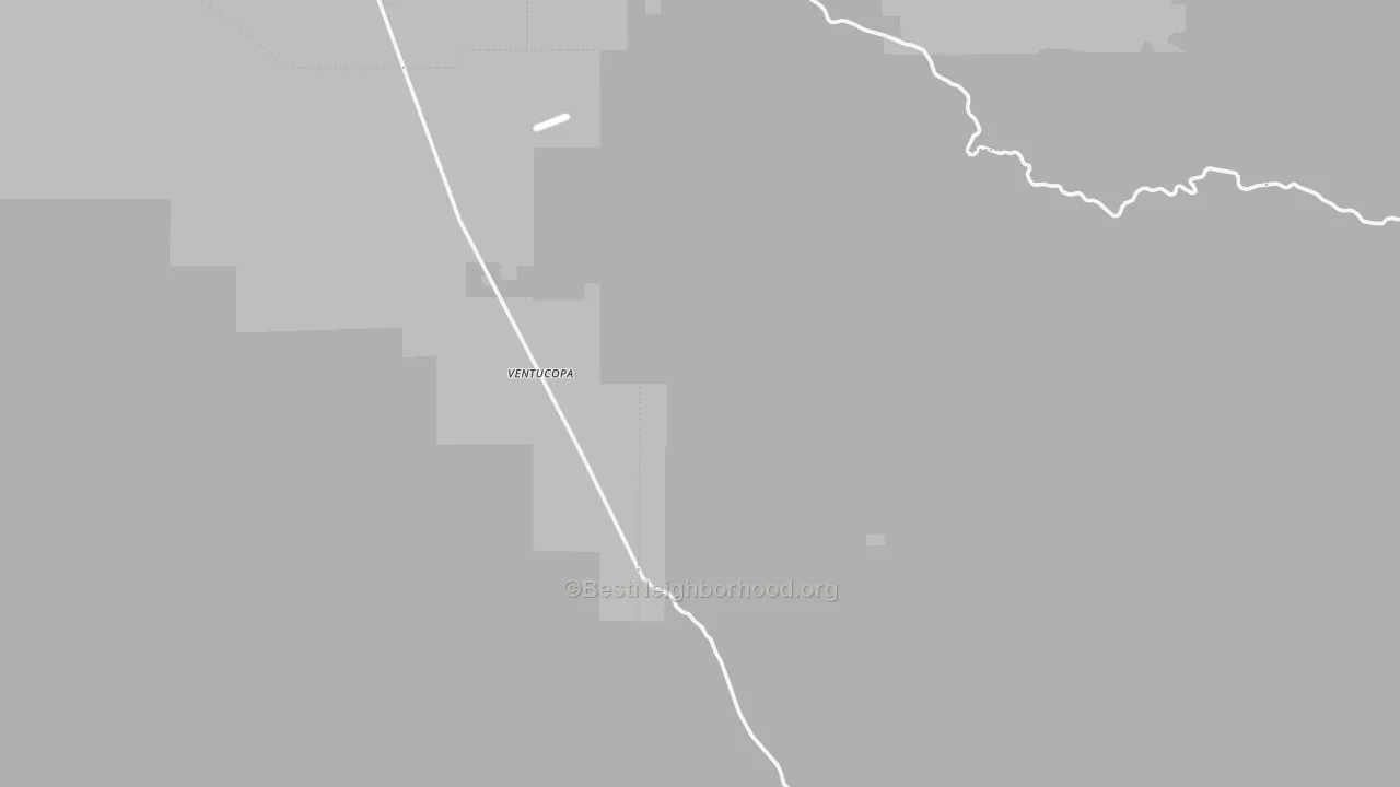 Bike Grade map of Ventucopa, CA