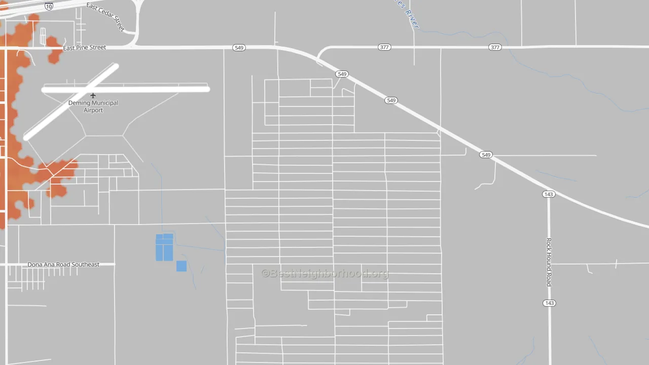 Bike Grade map of Ventura, NM