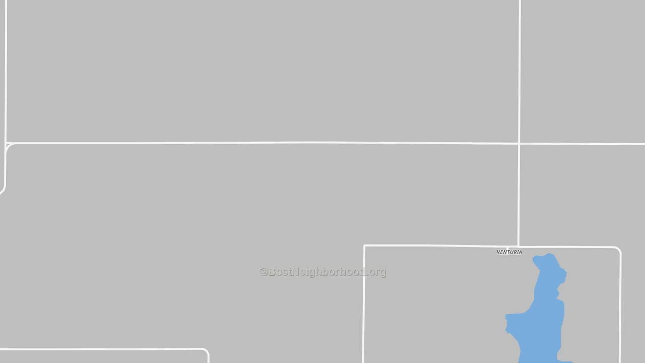 Bike Grade map of Venturia, ND