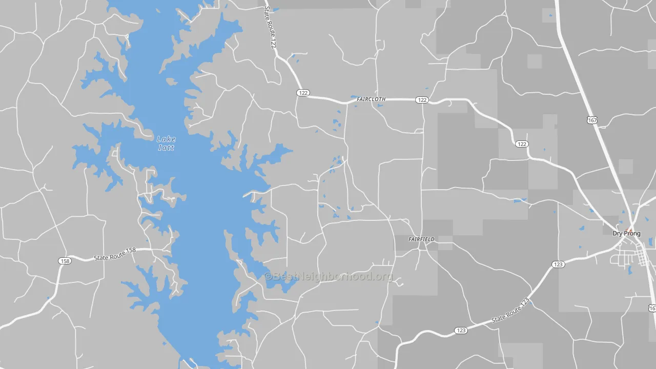 Bike Grade map of Verda, LA
