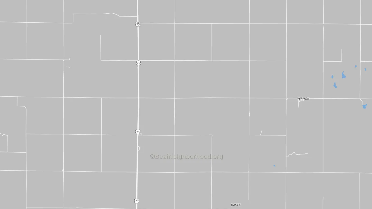Bike Grade map of Vernon, KS