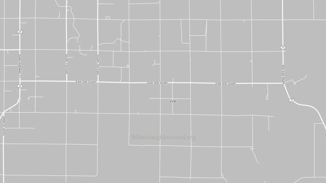 Bike Grade map of View, ID